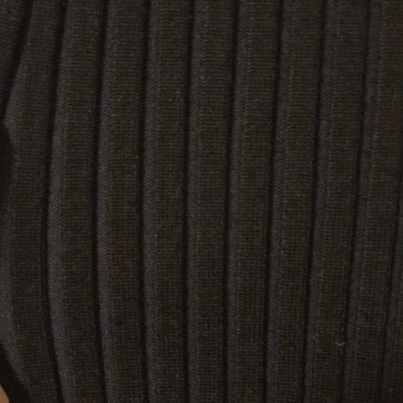 OC NWOT Asymmetrical Open Side Slit Sweater Tunic - Picture 6 of 6